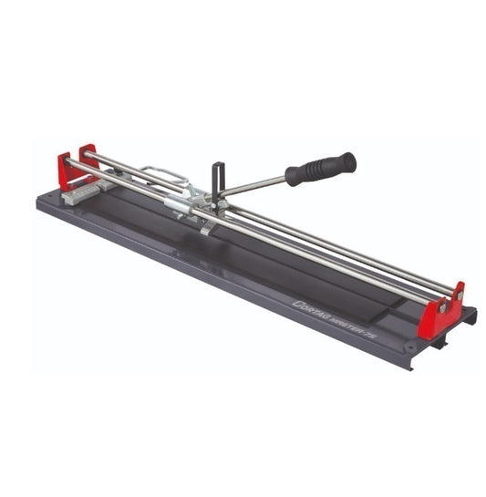cortador profissional para pisos e cerâmicas master 75 cortag