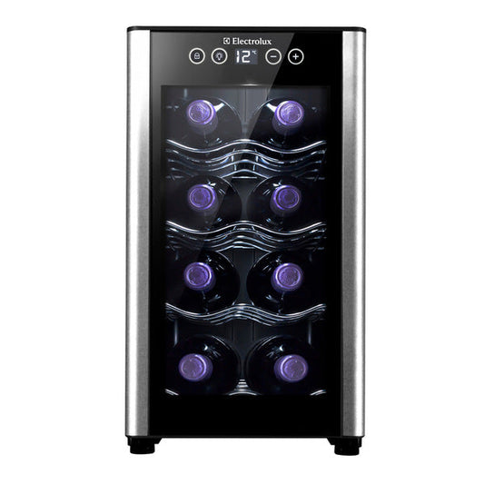 Adega de Vinhos Electrolux para 8 Garrafas com Painel Digital e Controle de Temperatura até 18° ACB08 Bivolt