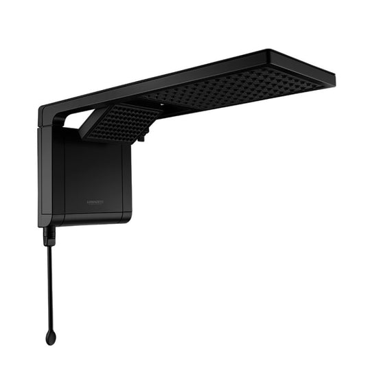 chuveiro acqua duo ultra matte black 220v 7800w lorenzetti