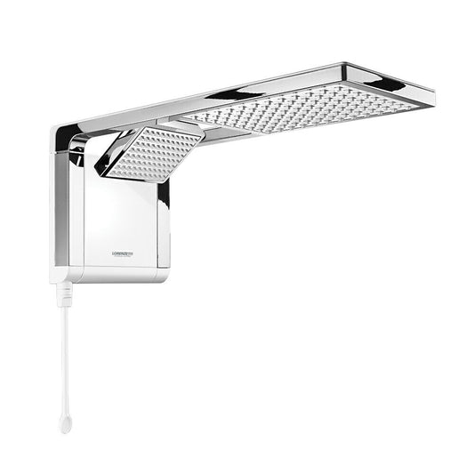 chuveiro acqua duo ultra branco e cromado 7800w 220v lorenzetti